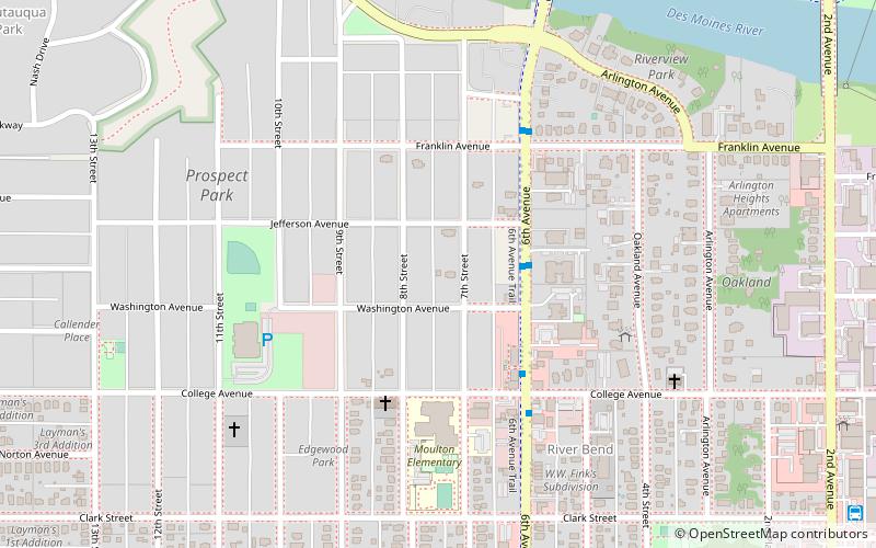 Polk County Homestead and Trust Company Addition Historic District location map