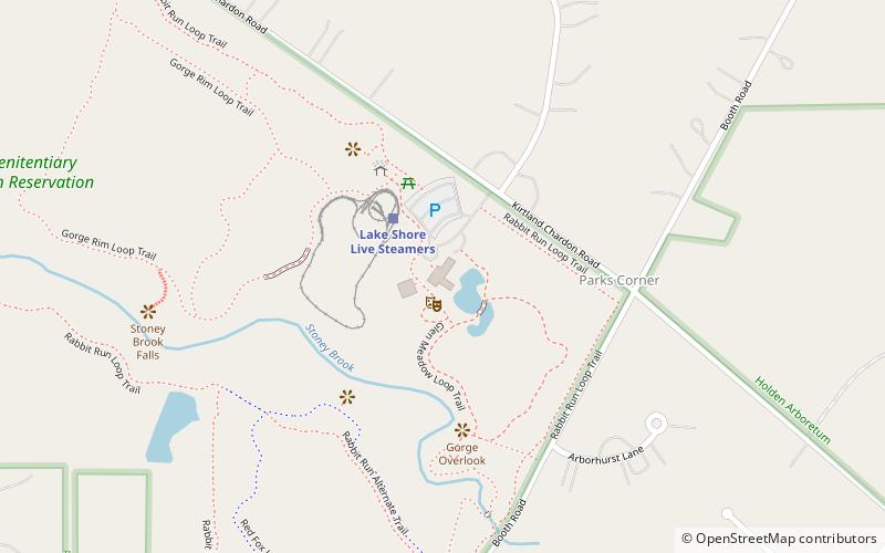 Penitentiary Glen Reservation location map