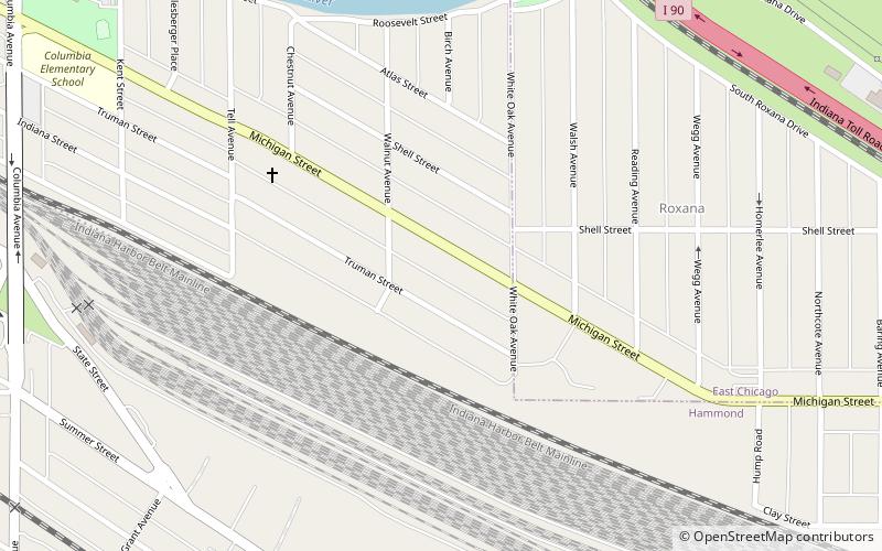 roxana hammond location map