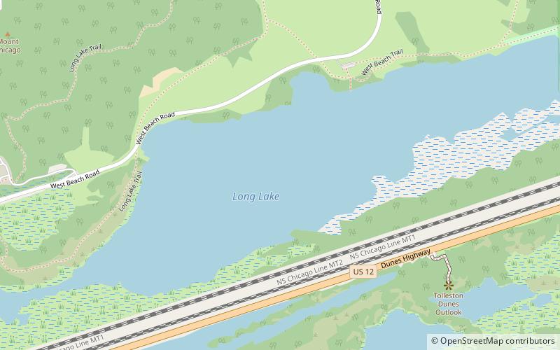 Long Lake location map
