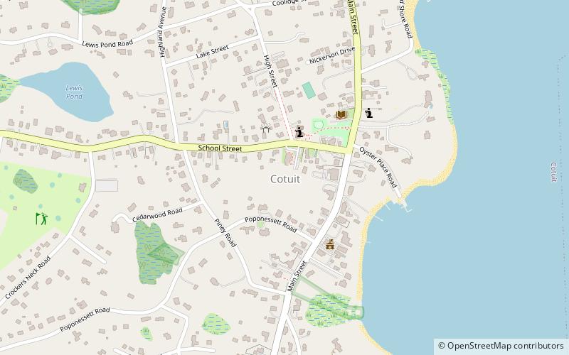 Cotuit location map