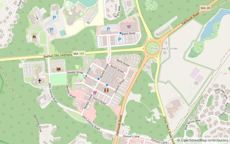 Mashpee Commons location map