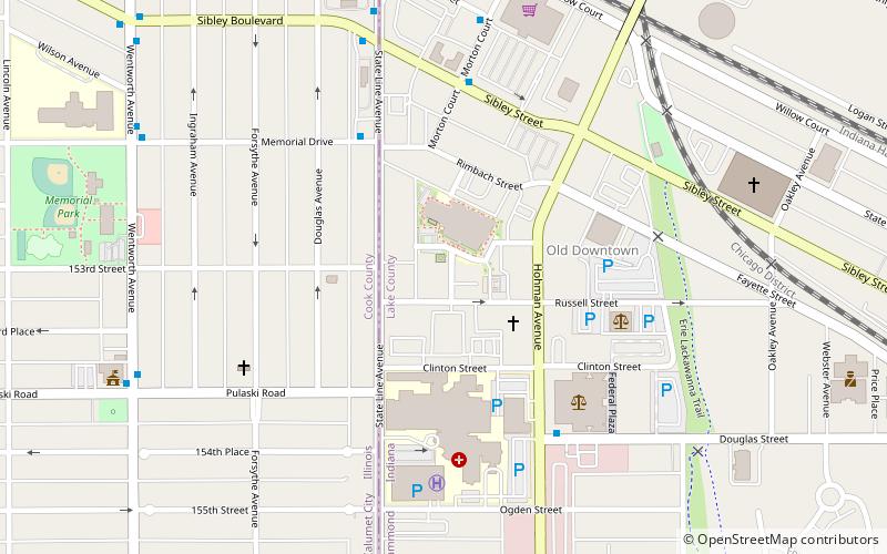 central hammond location map