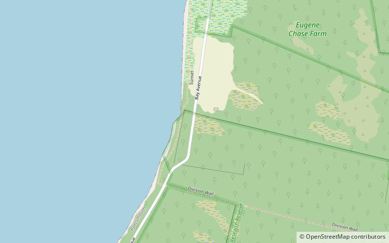 Prudence Island location map