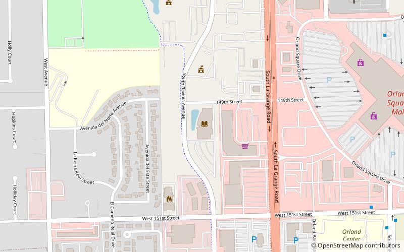 Orland Park Public Library location map