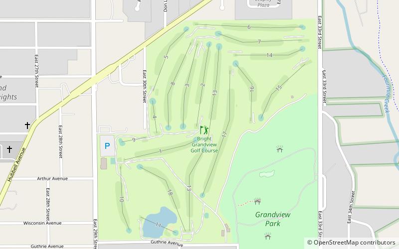 grandview golf course des moines location map