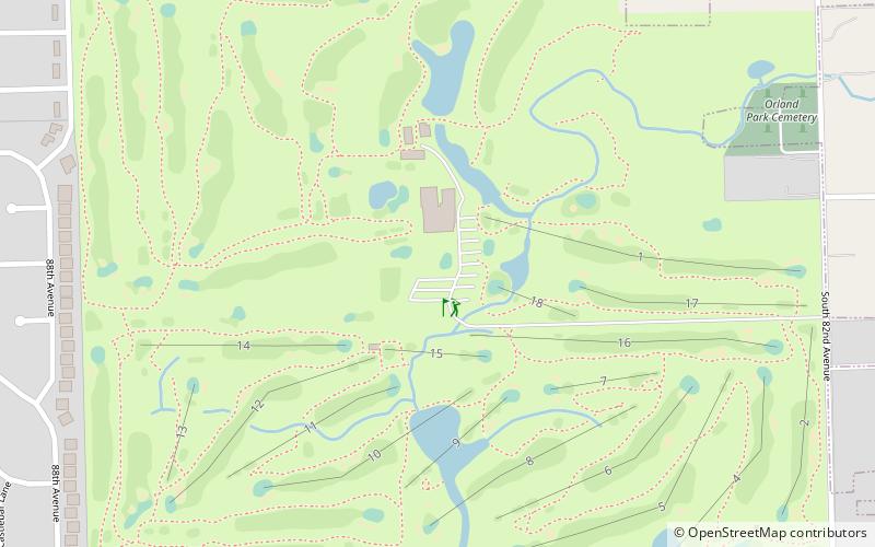 Silver Lake Country Club location map