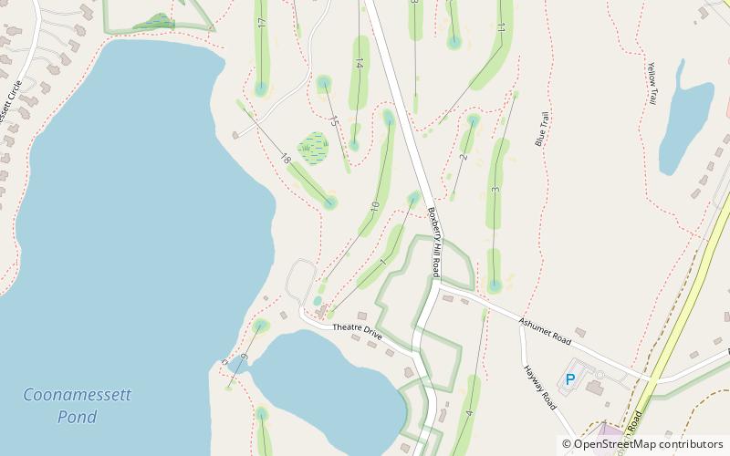 cape cod country club falmouth location map