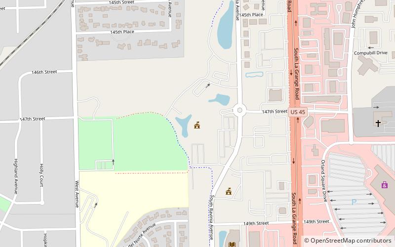 Orland Park Village Center location map