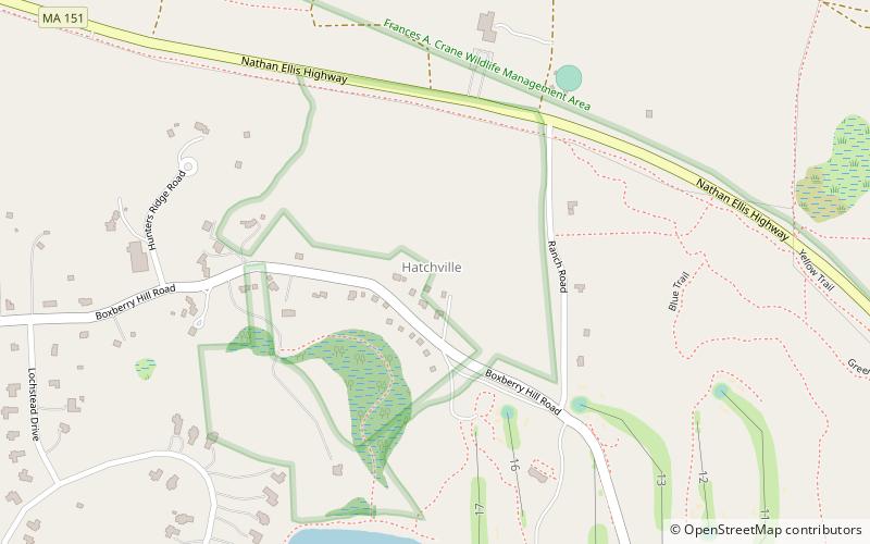 Hatchville location map