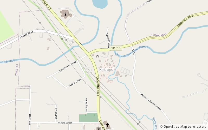 Historic Kirtland Village location map