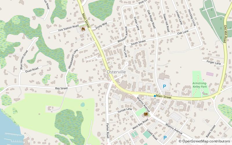 Osterville location map