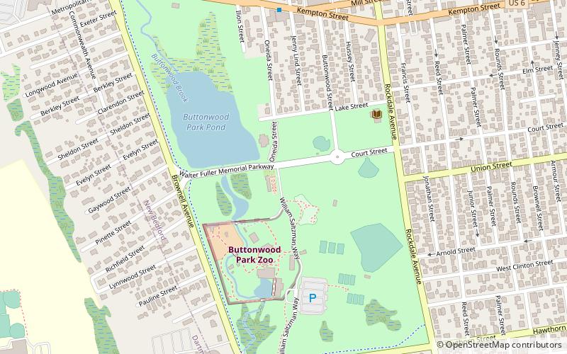 Buttonwood Park Historic District location map