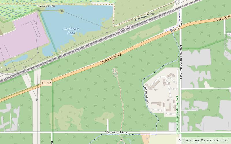 Bailly Cemetery location map