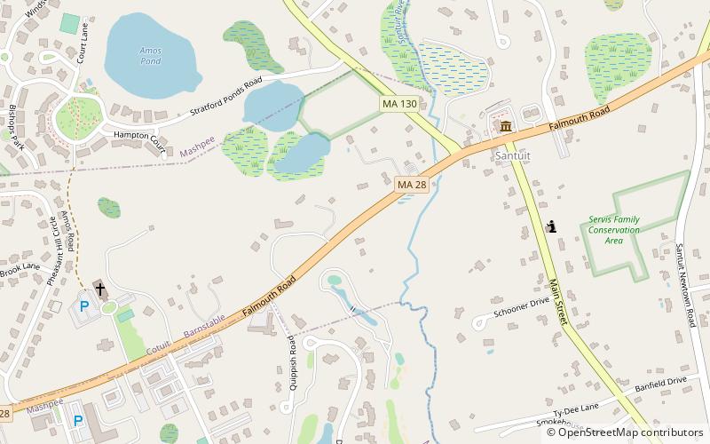 Gideon Hawley House location map