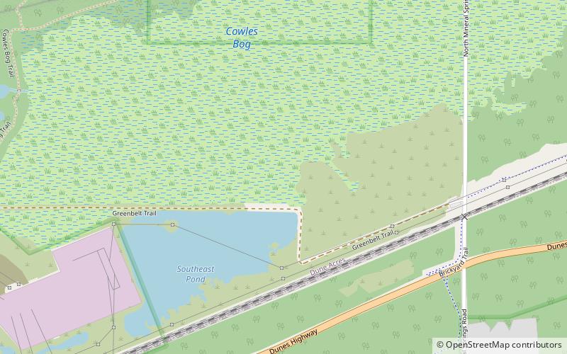 Cowles Bog location map