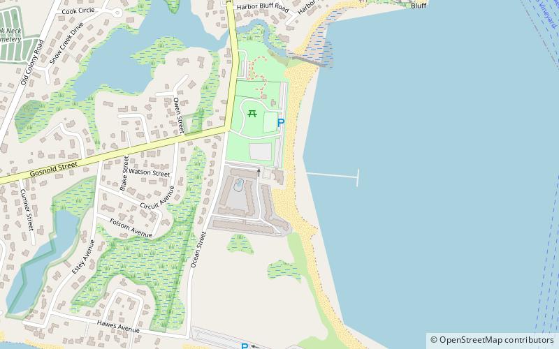 Hyannis Yacht Club location map