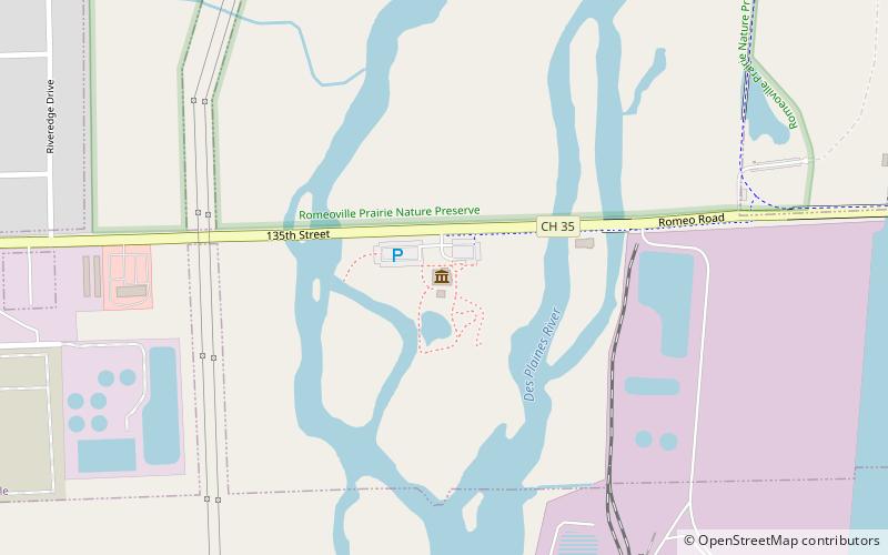 Isle a la Cache Museum location map