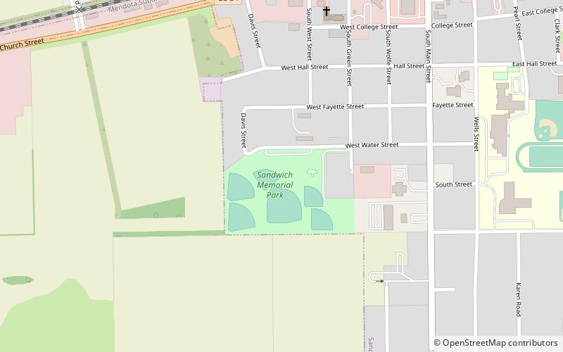 sandwich memorial park location map
