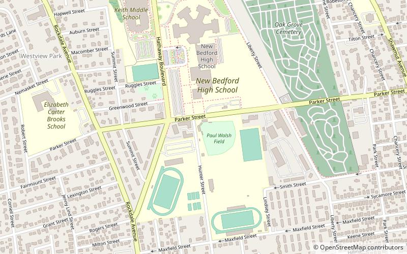 paul walsh field new bedford location map