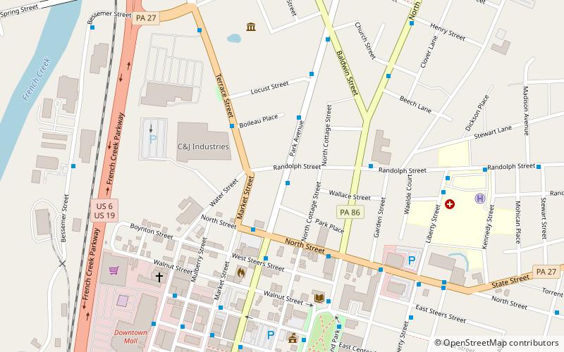 Roueche House location map