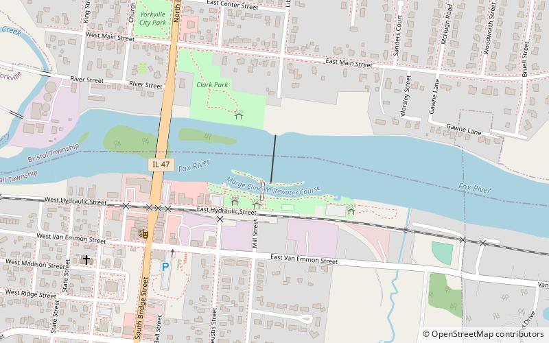 glen d palmer dam yorkville location map