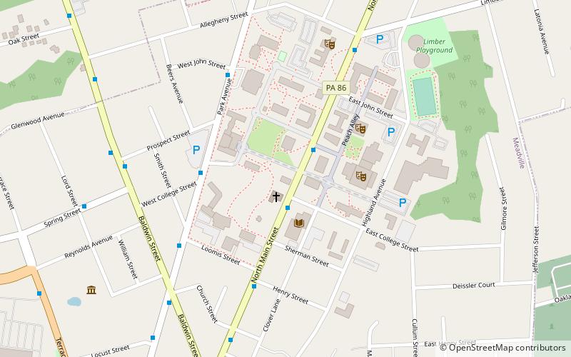 Ruter Hall location map