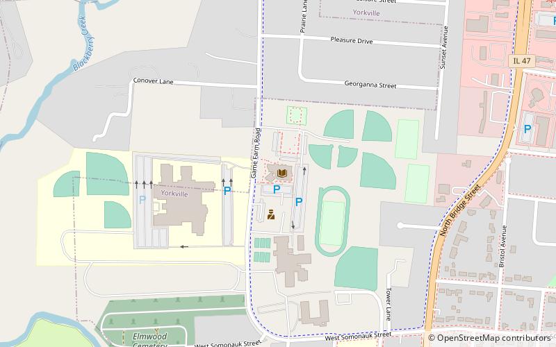 Yorkville Public Library location map