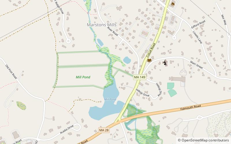Marstons Mills Community Church location map