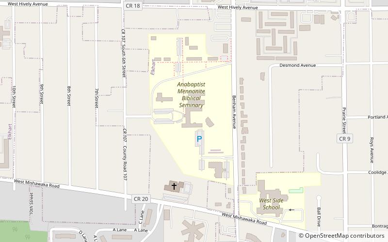 Anabaptist Mennonite Biblical Seminary location map