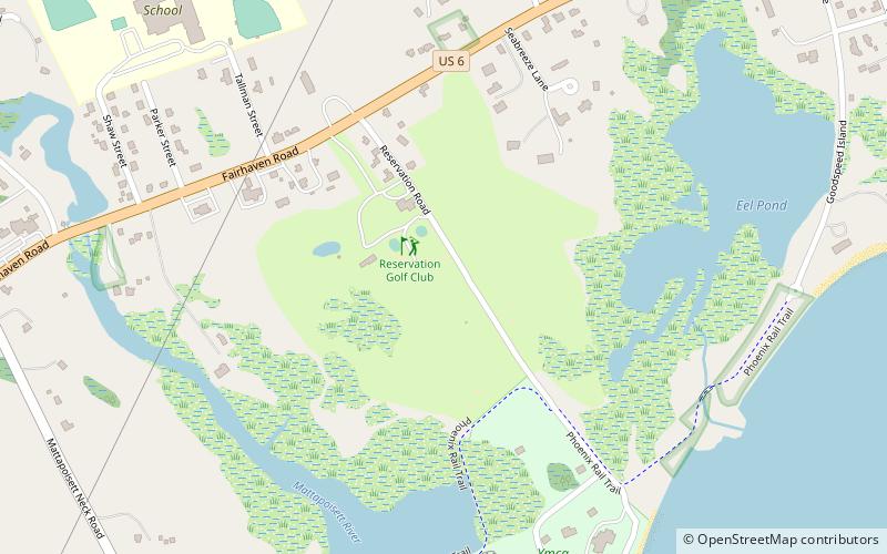 Reservation Golf Club location map
