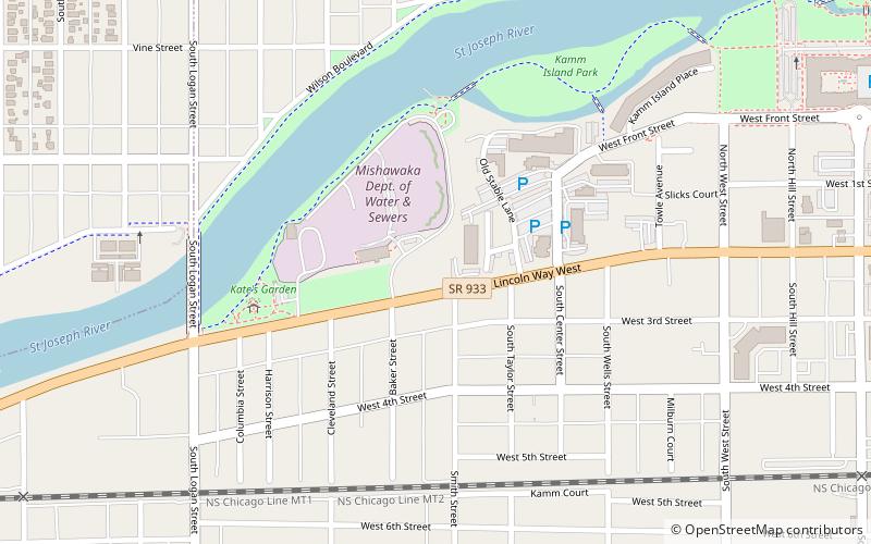 Ellis-Schindler House location map