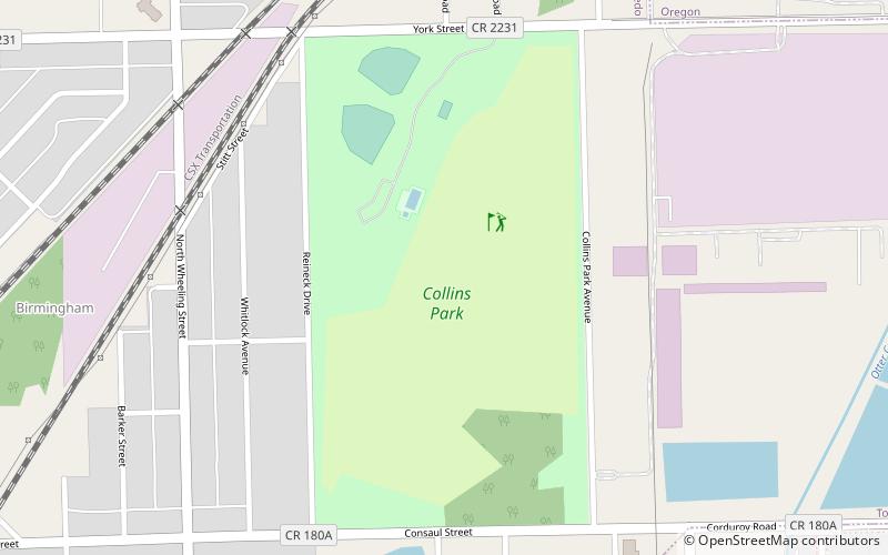 collins park toledo location map