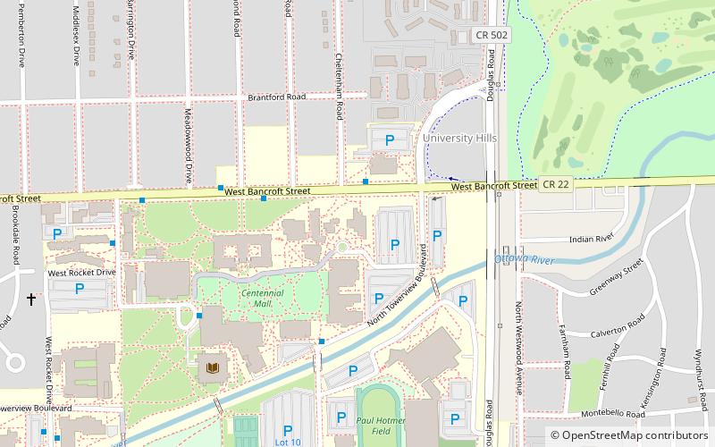 Brooks Observatory location map