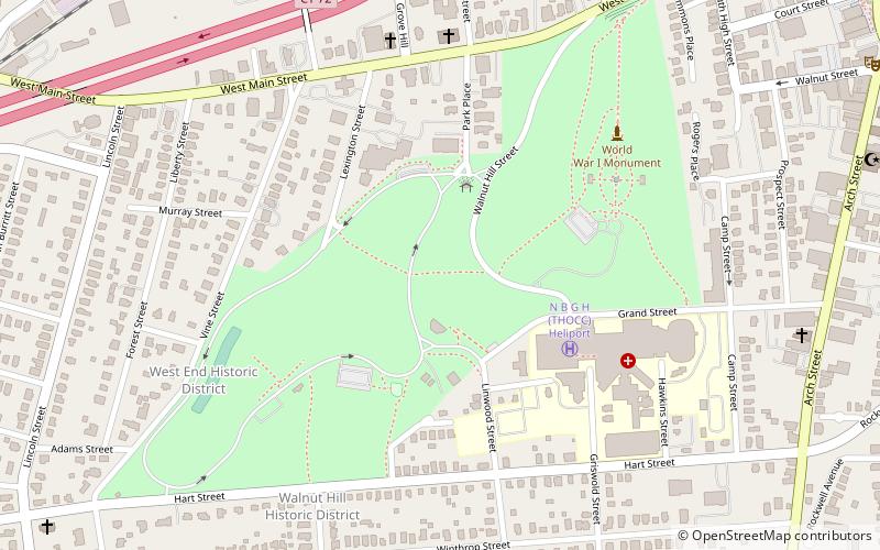 Walnut Hill Park location map
