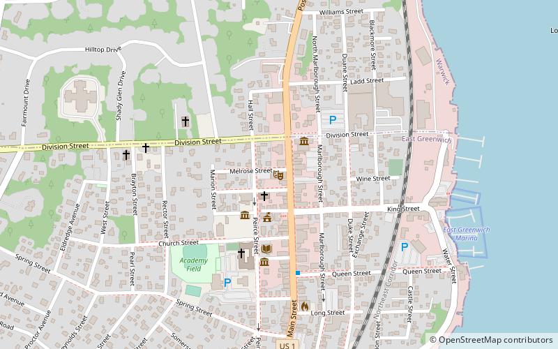 Greenwich Odeum location map
