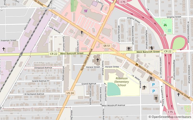 St. Ann Roman Catholic Church Complex location map