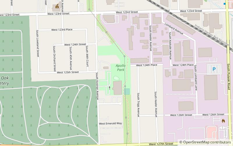 Apollo Park location map