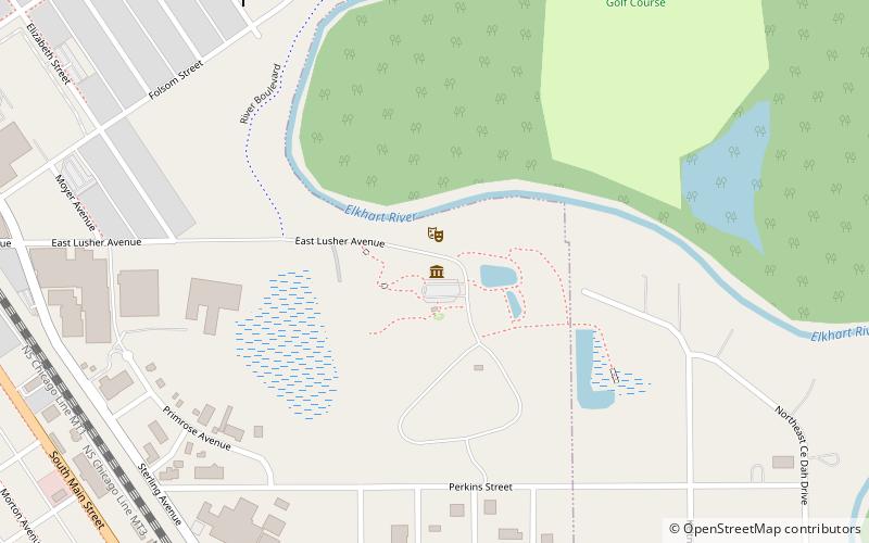 Elkhart Environmental Center location map