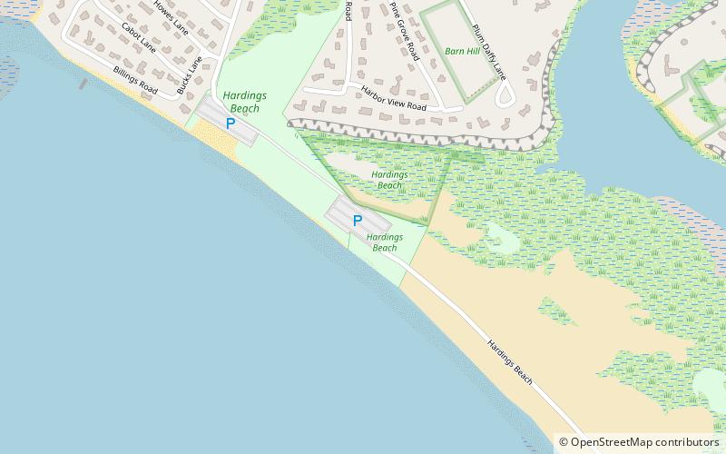 harding beach chatham location map