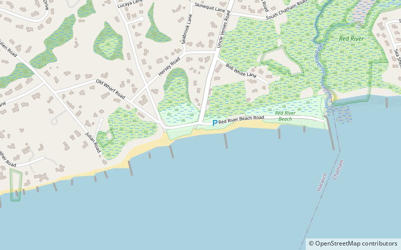 Red River Beach Yoga location map