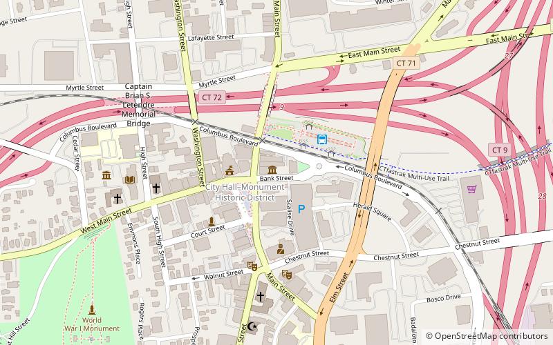 New Britain Industrial Museum location map