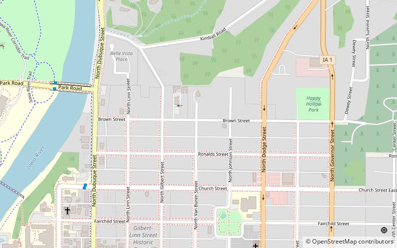 Brown Street Historic District location map