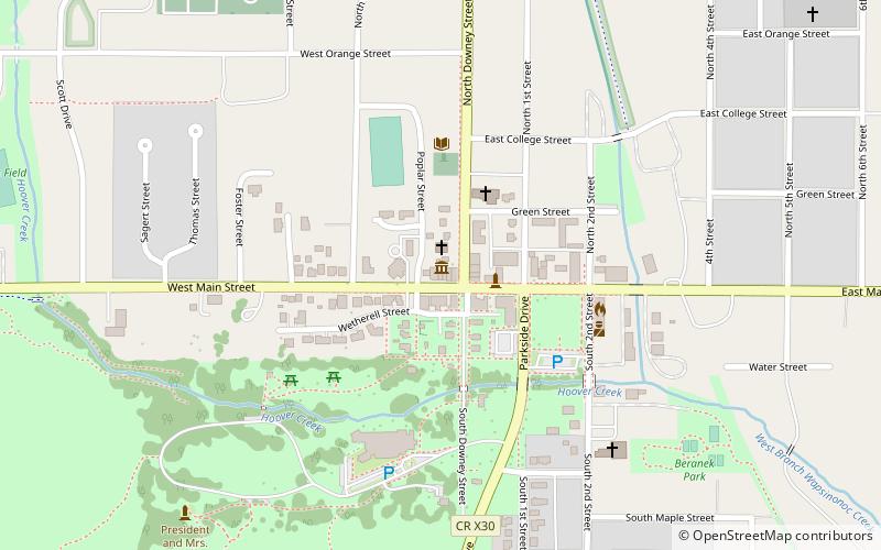 west branch heritage museum location map