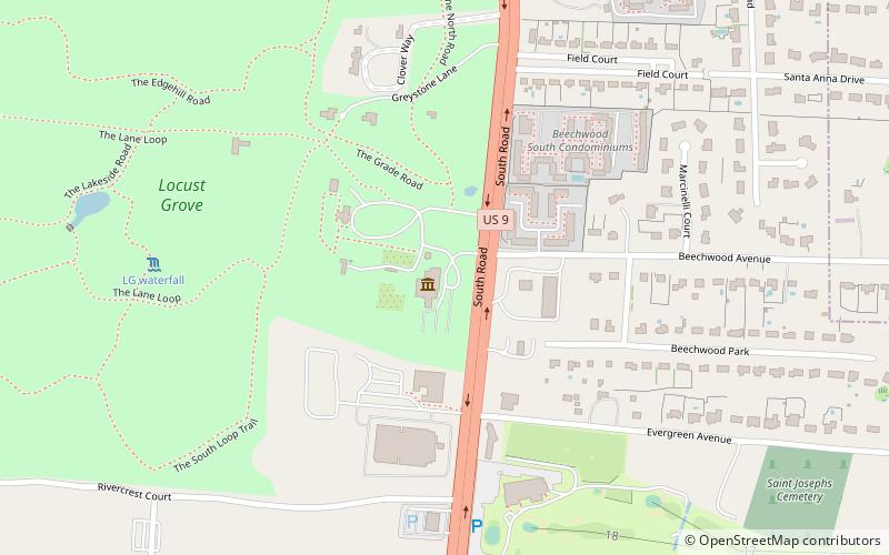 Locust Grove Estate location map