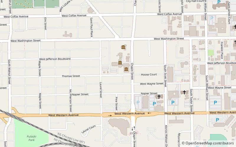 The Museums at Washington and Chapin location map