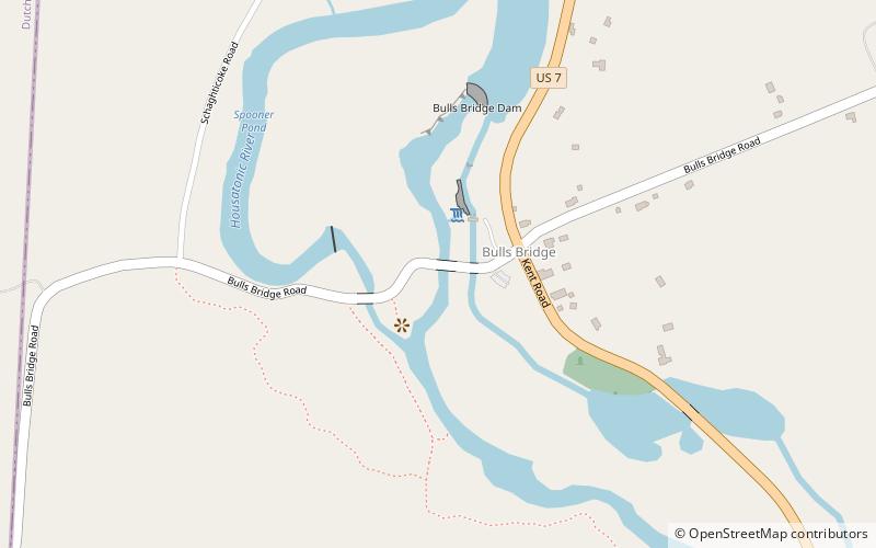 Bull's Bridge location map