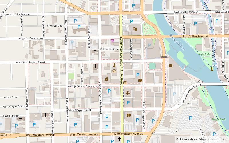 Federal Courthouse location map