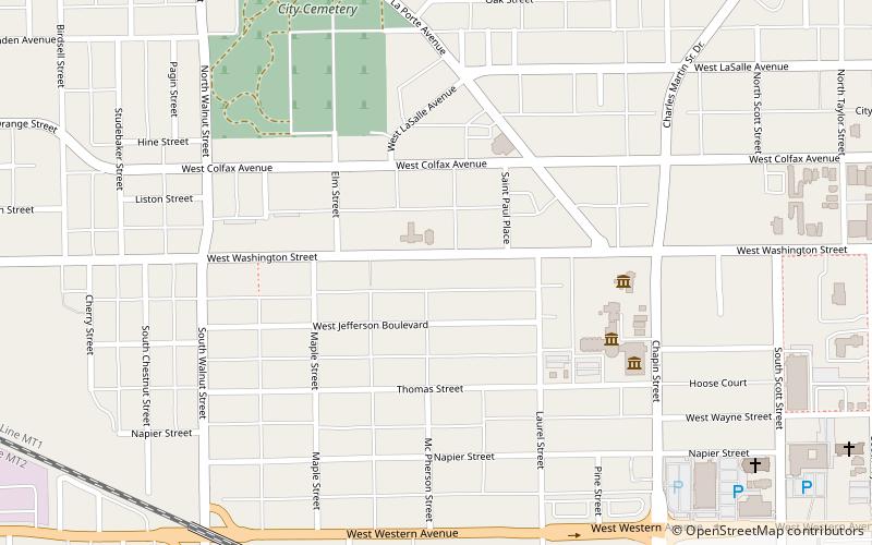 civil rights heritage center south bend location map