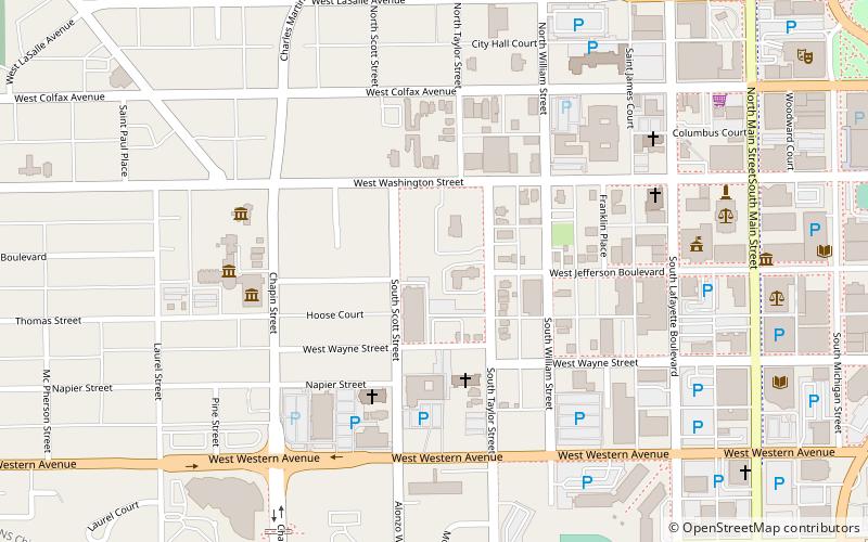 Tippecanoe Place location map